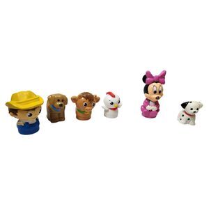 Mixed Lot of Figures – Mega Bloks, LEGO Minnie Mouse, Unbranded Dalmatian
